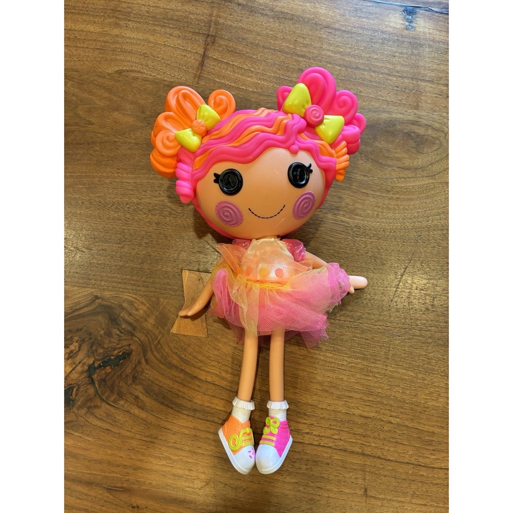 MGA 2014 Lalaloopsy Sweetie Candy Ribbon Full Size Doll Neon
